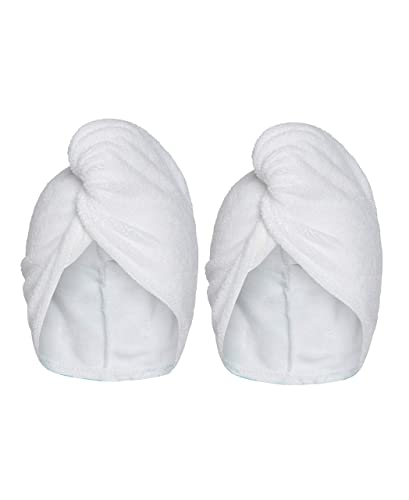 Turbie Twist Microfiber Hair Towel Wrap for Women and Men (2 Pack) Turbie Twist Microfiber Hair Towel Wrap for Women and Men (2 Pack)